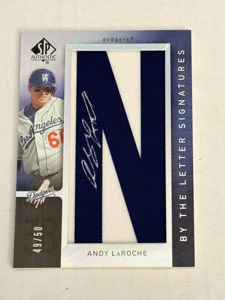 Andy LaRoche 2007 SP Authentic By The Letter N Signatures Auto