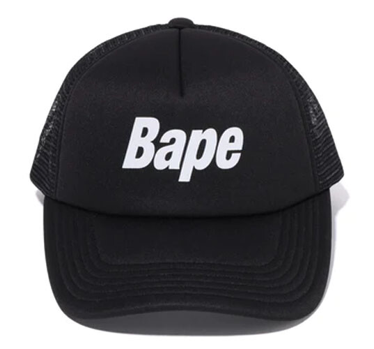 A BATHING APE Men's Goods BAPE LOGO MESH CAP -ONLINE EXCLUSIVE