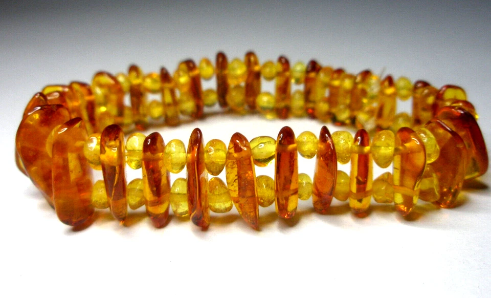 LA PULSERA  DEL ÁMBAR BÁLTICO -  miel y coñac - Imagen 2 de 4