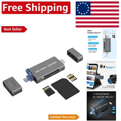 Durable Nano Memory Card Reader for Huawei & Laptops - Up to 1TB Support