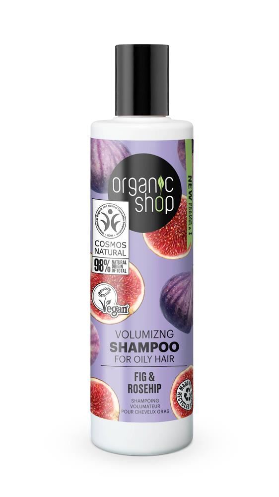 Champú volumizante Organic Shop Fig & Rosehip - 280 ml