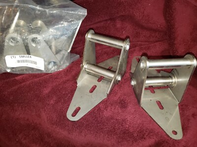 Garage Door Hinges model 5MUZ4 AMERICAN GARAGE DOOR SUPPLY Pack of 2 - Stainless