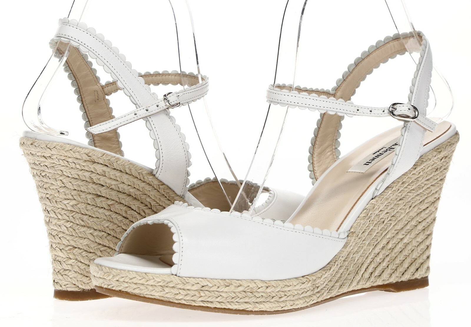 white espadrilles heels