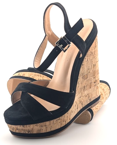 Women's Size 8 Platform Wedge 5.9" Heel Sandals Pumps Open Toe High Heels Shoes - Picture 11 of 13