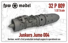 Junkers Jumo 004 aircraft engine (Pro) - 1/32 scale, resin [32P809]