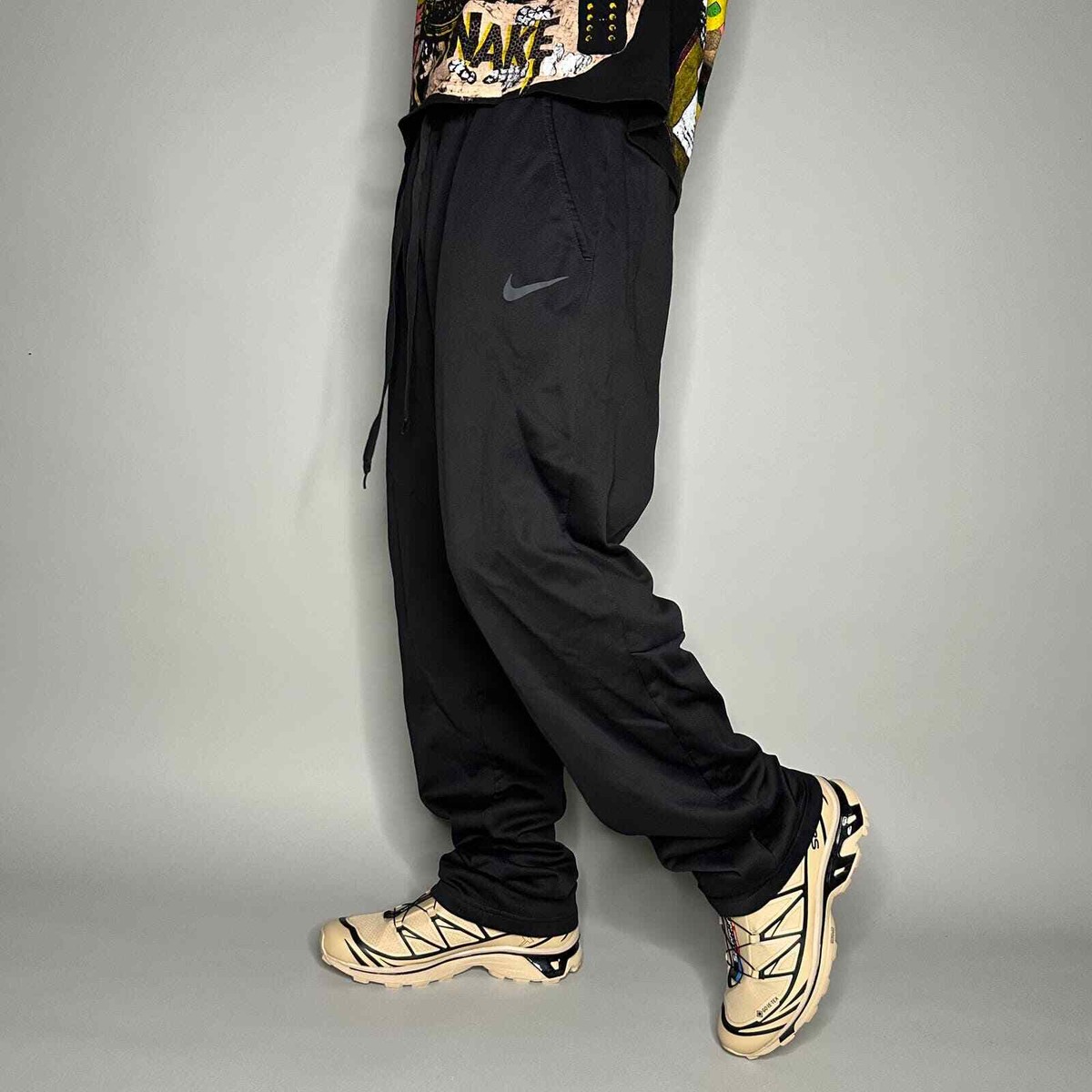 【NIKE】SWOOSH BY NIKE XXL 黒　パンツ　メンズ Amazon.co.jp: Nike SWOOSH Big Swoosh French Terry Sweatpants