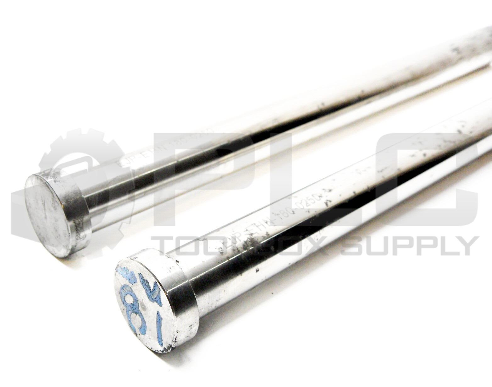 LOT OF 2 NEW DME EJP-EHN-180-0250 NITRIDED EJECTOR PIN, METRIC 18.0 X 250