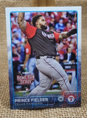 2015 Topps Update Series Prince Fielder Home Run Derby Card US209 Rangers A3