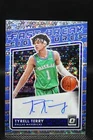 2020-21 Donruss Optic Fast Break Signatures #81 Tyrell Terry Auto + TOP LOADER
