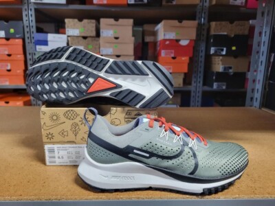 Nike React Pegasus Trail 4 Men Shoes Dark Stucco Black DJ6158-007 Size 7