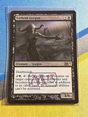 Magic the Gathering MTG M15 Prerelease Promo XATHRID GORGON Foil