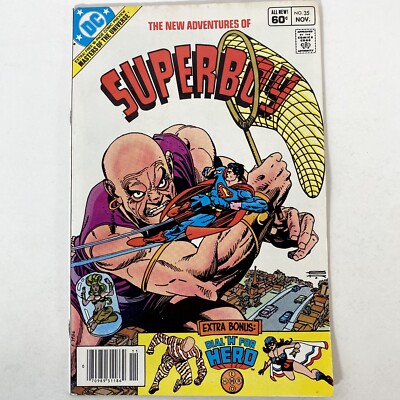 New Adventures of Superboy #35 Newsstand Bronze Age DC Comics 1982 Bag & Board