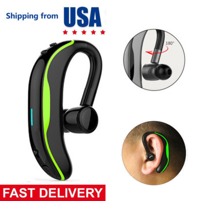 Wireless Bluetooth Headset Single Ear Sports Earphones for Cell Phone Computer