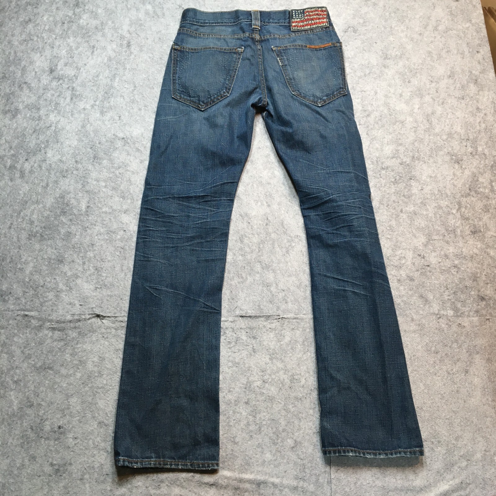 True Religion Blake Selvedge Jeans Mens 28x34 Blue Da… Gem