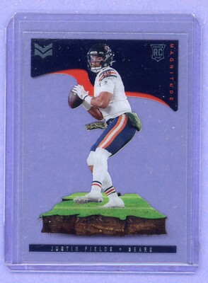 2021 Chronicles Stars and Stripes #MAG-8 Justin Fields Bears Magnitude Rookie
