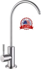 Grifo de filtro de agua RO para beber cromado de 1/4 pulgadas, fregadero de coci