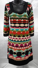 Tiana B Sweater Dress Size 10 Pullover Colorful
