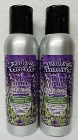 Smoke Odor Exterminator Lavender With Chamomile 7 oz Large Spray Set of Two Cans