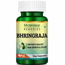 Morpheme Remedies Bhringraja Eclipta Alba 500 mg - 60 Veg Capsules