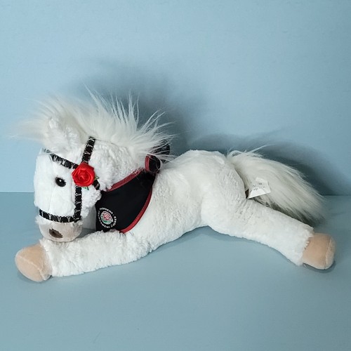 Wells Fargo Horse Plush Mollie 14" Pasadena Tournament of Rose Attached White