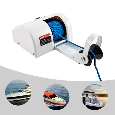45 LBS Free Fall Saltwater Boat Electric Anchor Winch Marine w/ Wireless Remote!