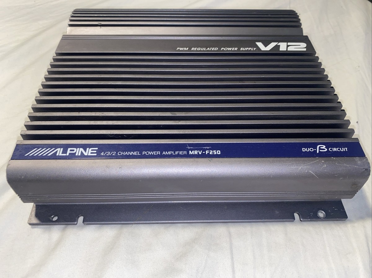 美品 ALPINE アルパイン パワーアンプ MRV-F250 貴重 取説付 ALPINE