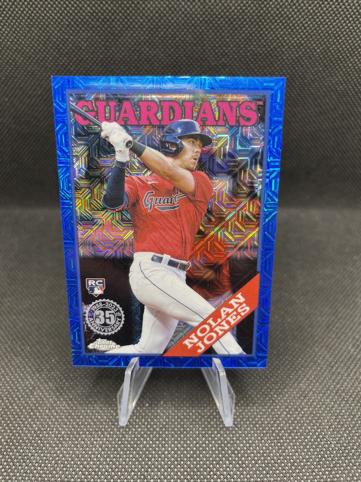 2023 Topps Series 1 - Nolan Jones - Silver Pack Blue Refractor /150 RC🔥HOT🔥