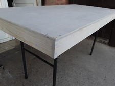 Model Railway Baseboard Plywood Top with Metal Folding Legs 5ft x 2ft6ins