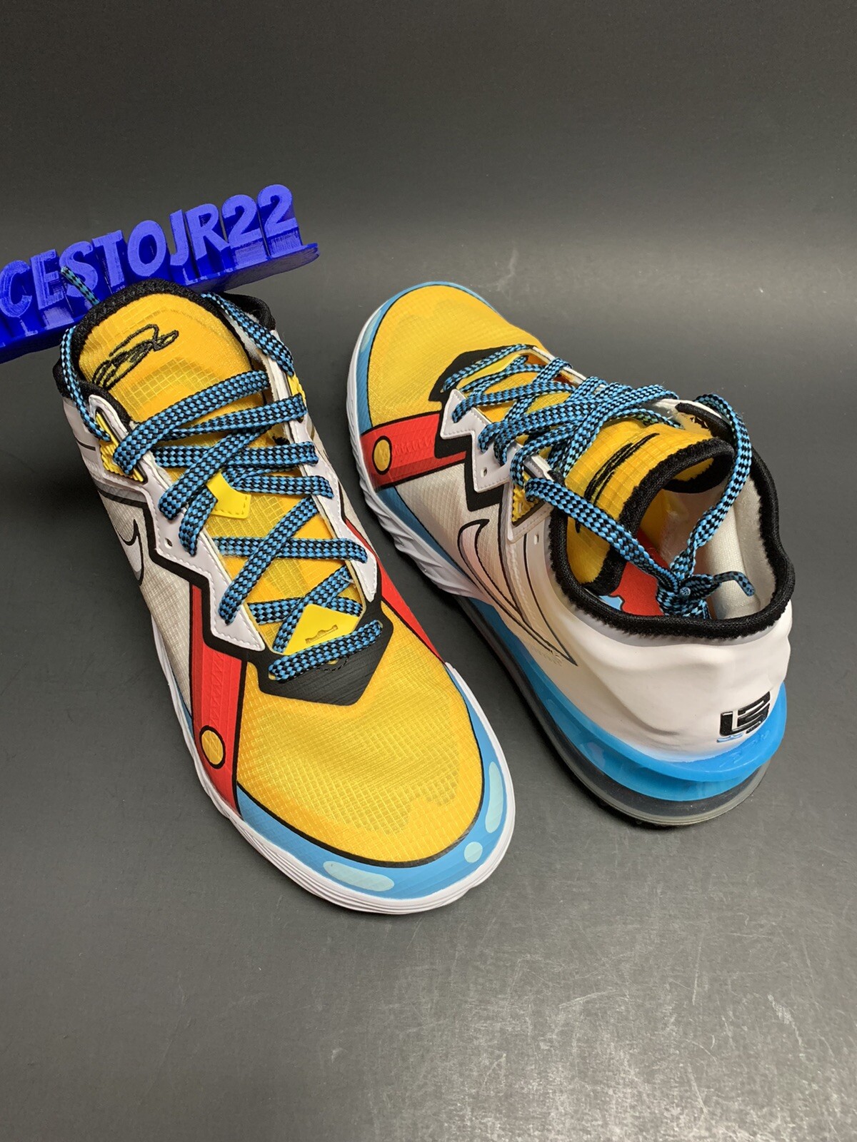 lebron cartoon shoes