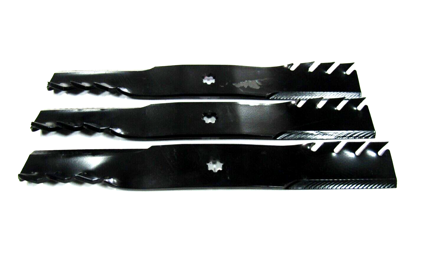 3 USA commercial mulcher blades will fit John Deere 54" D170 LA150