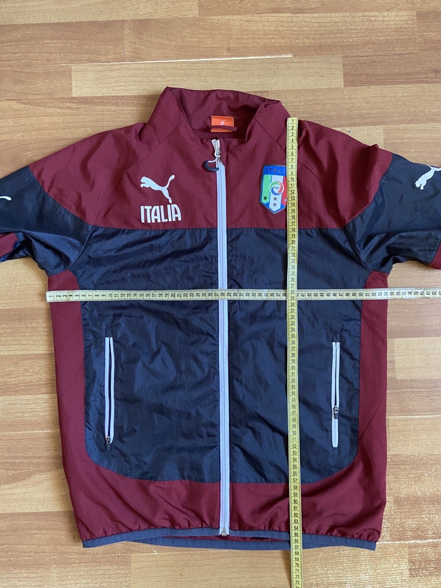 サッカー イタリア代表 2014/15シーズン トレーニングジャケット ITALY 2014 2015 FOOTBALL SOCCER JACKET PUMA sz S MEN RED | eBay