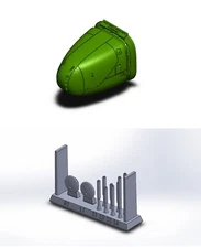 1/48 CEM48008 B-26K Correction/Enhancement 8 gun nose set (for ICM kit)