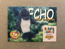 TY BEANIE BABIES CARD 1998 SERIES 1 ECHO 4180