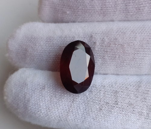 Top Bellissima Coca Cola Rosso Hessonite Rosso Granato Ovale 14,10 Carati Gemma Sciolta - Foto 4 di 6
