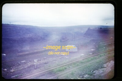 Virginia, Minnesota, Erzbergwerk Bergbau 1952, Originaldia o16b