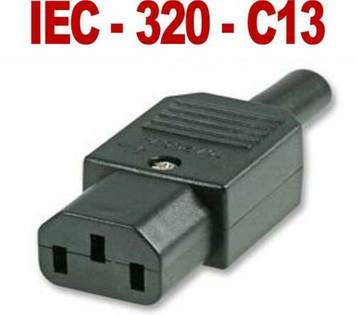 Adaptateur Ac couleur beige CEI 320 C13 vers C20, CEI 15A vers 10A, 16A