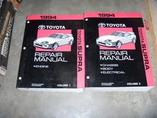 1994 Toyota Supra Coupe Shop Service Repair Manual Twin Turbo 3.0L