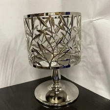 Vine Leaf Pedestal 3 Wick Candle Holder - Bath and Body Works