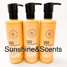 3-PACK Bath  Body Works COCO SHEA HONEY FRAGRANCED Body Lotion 7.8oz Each - NEW