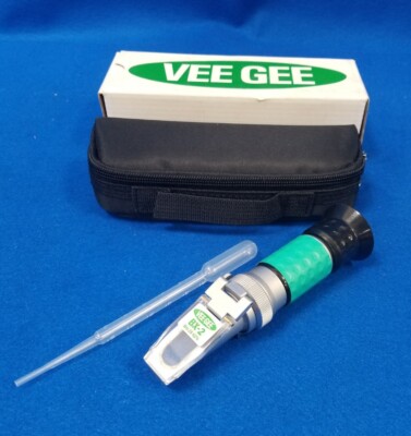 VEE GEE BX-2 Refractometer Cat No 43003 Brix 28-62%