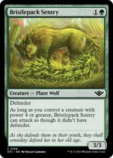 MTG Bristlepack Sentry - Outlaws of Thunder Junction (OTJ) NM #156