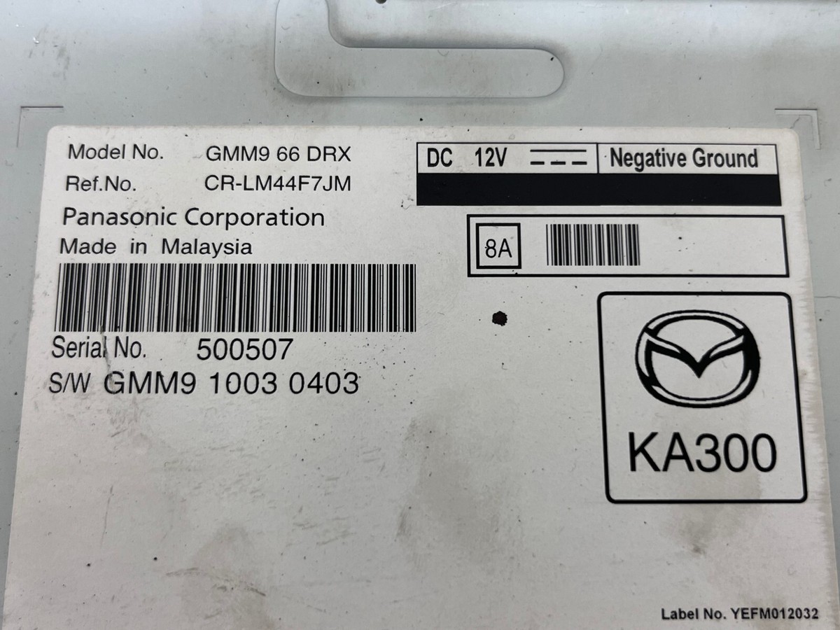 Mazda 6 SAT NAV Naviation Control Module GMM966DRX 2013-2016 for