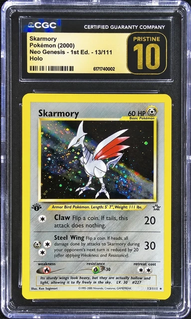 Neo Genesis 1st Edition Skarmory - CGC Pristine 10