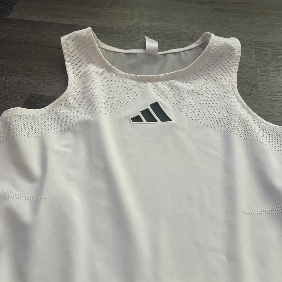 Vestido Tenis Adidas AEROREADY Pro, Blanco Talla Grande Foto 2 de 4
