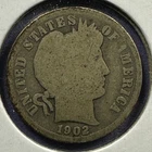 1902 10C Barber Dime (87060)