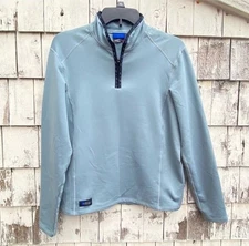 Irideon Riding Wear - Blue 1/4 zip pullover, Large