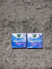 2 count Vicks VapoRub Ointment Cough Suppressant Lavender Scent 1.76 oz each