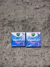 2 count Vicks VapoRub Ointment Cough Suppressant Lavender Scent 1.76 oz each