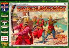Orion Models 1/72 TURKISH JANISSARY 17th Century Figure Set