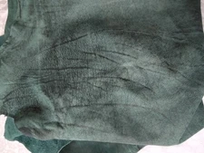 Genuine Cowhide Leather Piece Emerald Green Approximately 38" X 37" ST35